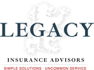 Logo for Legacy Insurance Advisors featuring the word 