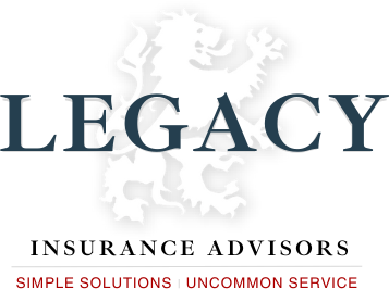 Logo for Legacy Insurance Advisors featuring the word 
