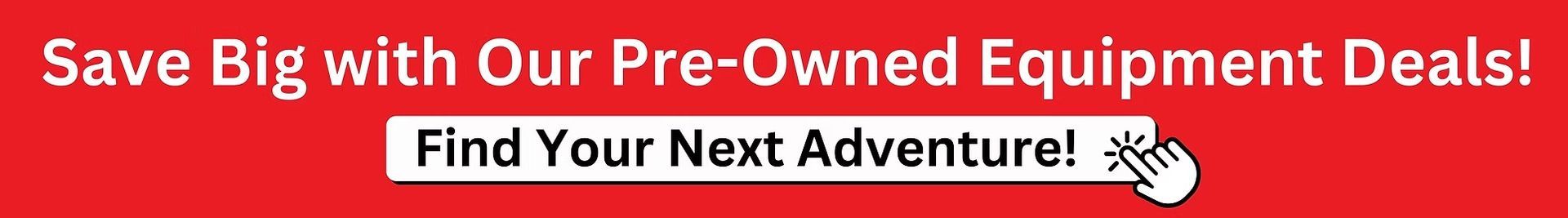 Pre-owned equipment deals