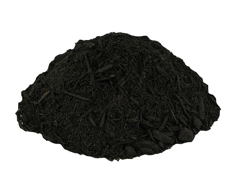 Pile of Black Mulch