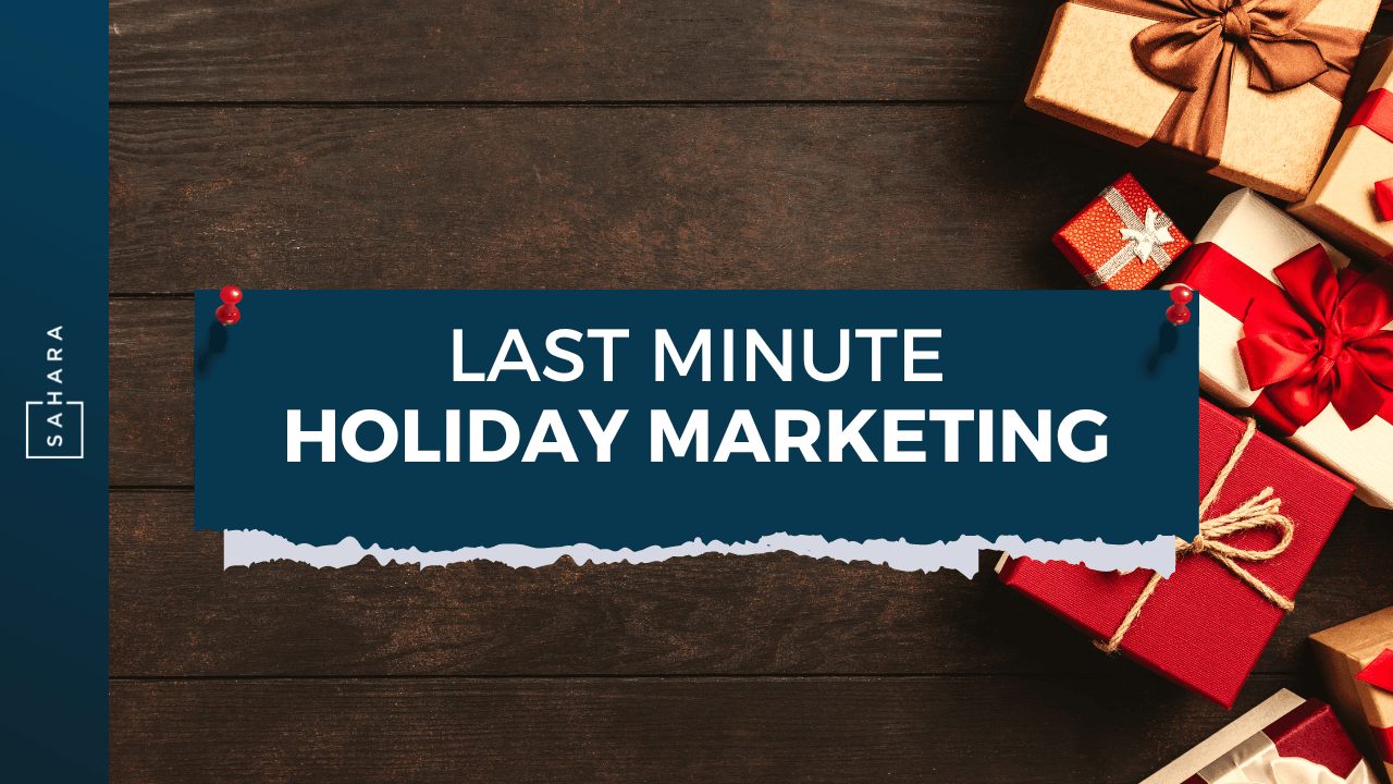 Last minute holiday marketing for small businesses