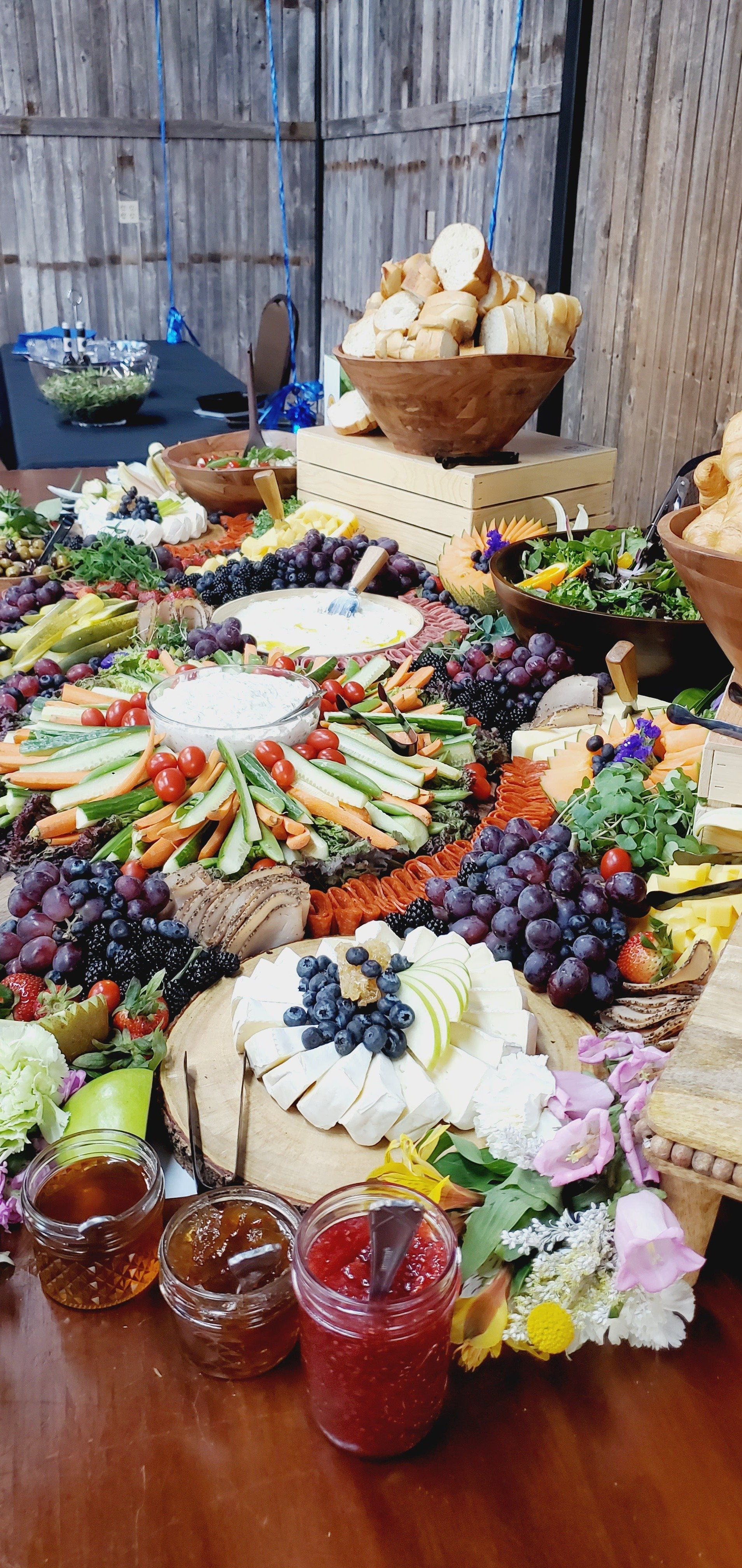 A table topped with a variety of fruits and vegetables.
