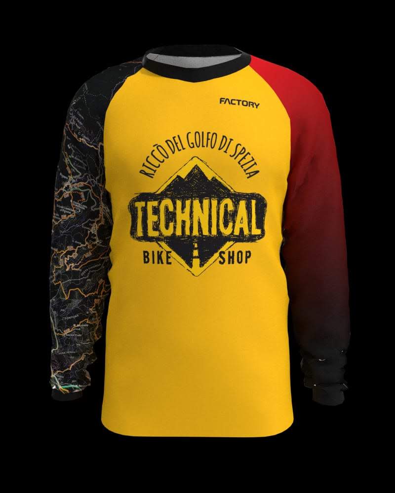 Maglia ciclista con sponsor