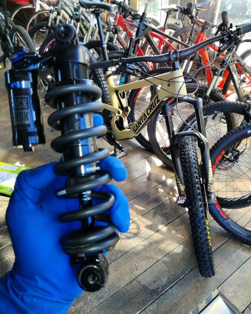 Cambio di bici da corsa