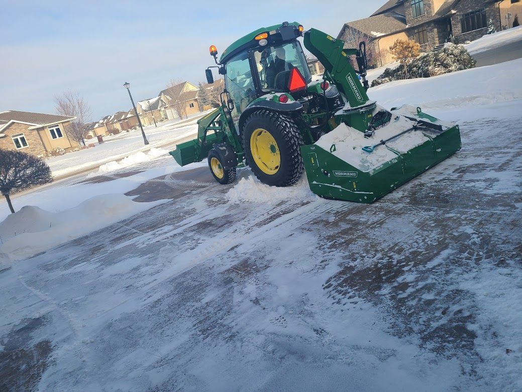 snow plowing service