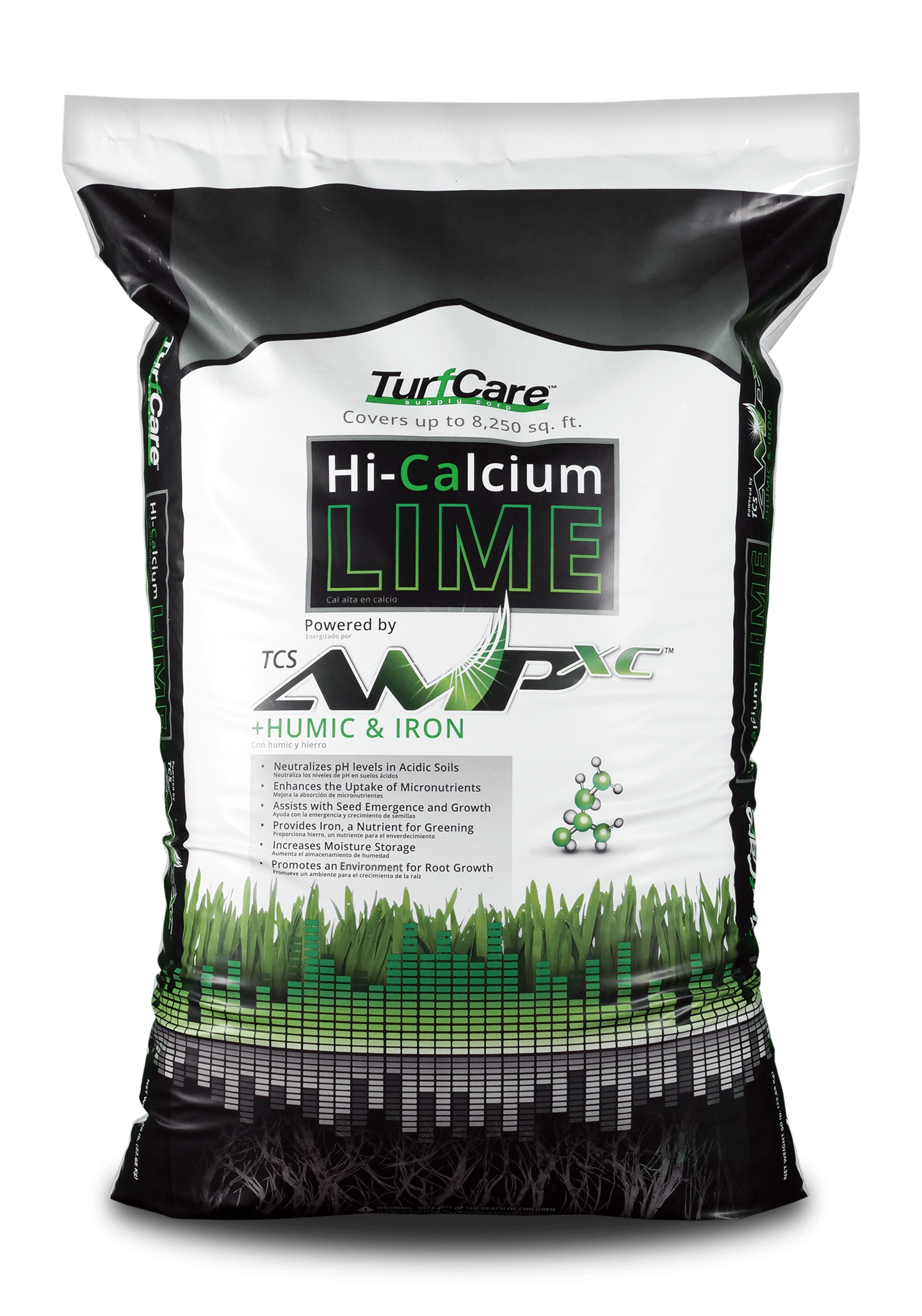 Hi-Calcium lime powered by AMP-XC