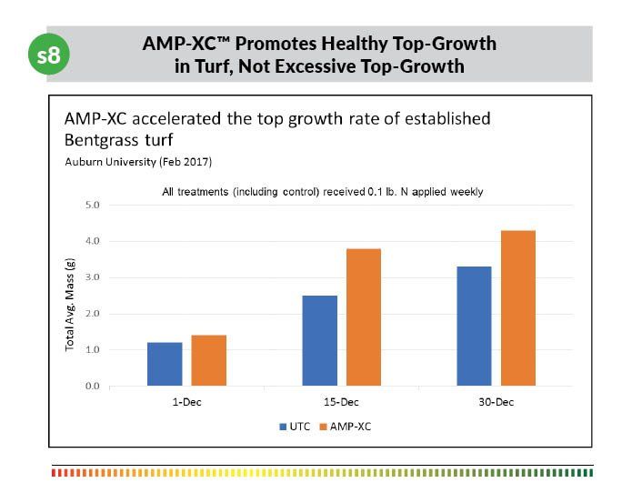 amp xc efficacy study chart