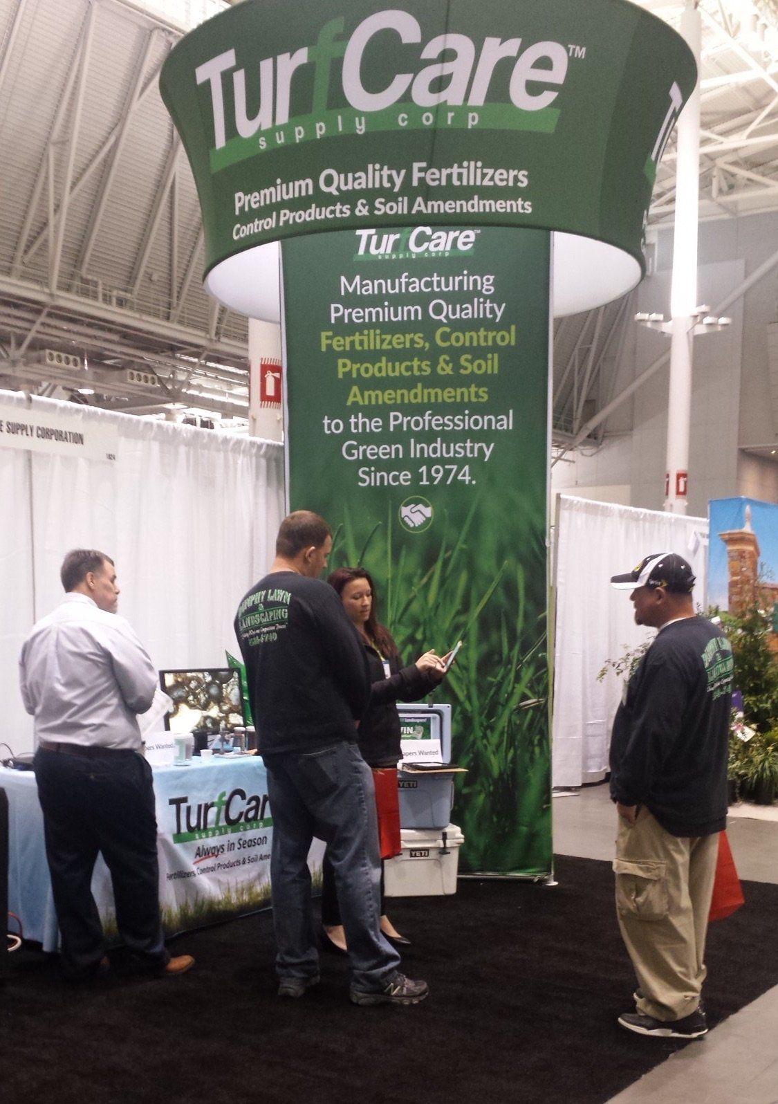 new england grows turfcare supply corp trade show