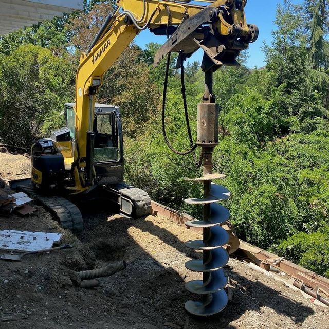 Drilling The Ground | Walnut Creek, CA | B&B Excavation