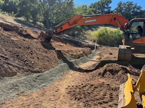 Excavator is Digging a Hole | Walnut Creek, CA | B&B Excavation