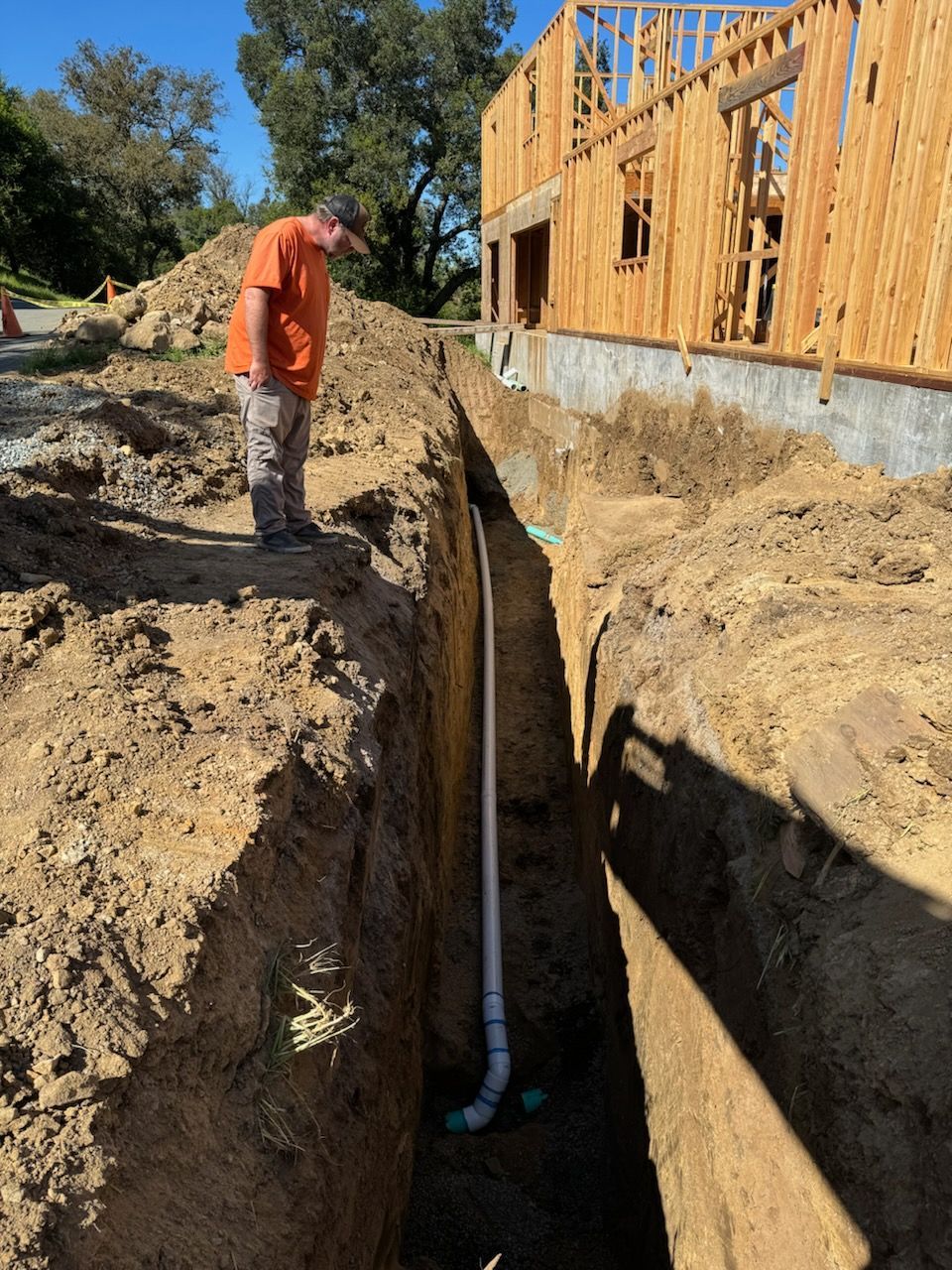 Man is Standing | Walnut Creek, CA | B&B Excavation