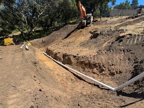 Working Orange Excavator | Walnut Creek, CA | B&B Excavation