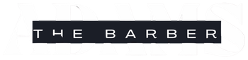 A logo for a barber shop called the barber