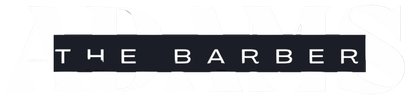 A logo for a barber shop called the barber
