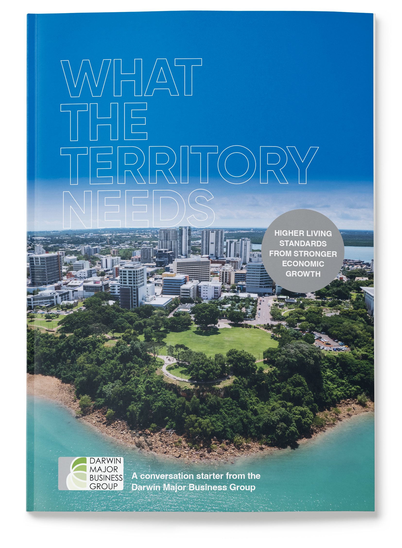 The cover of a book titled what the territory needs