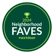 2024 Neighbourhood Faves Award from nextdoor