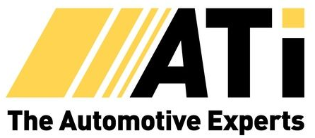 ATi Automotive Experts logo in black and yellow on a white background