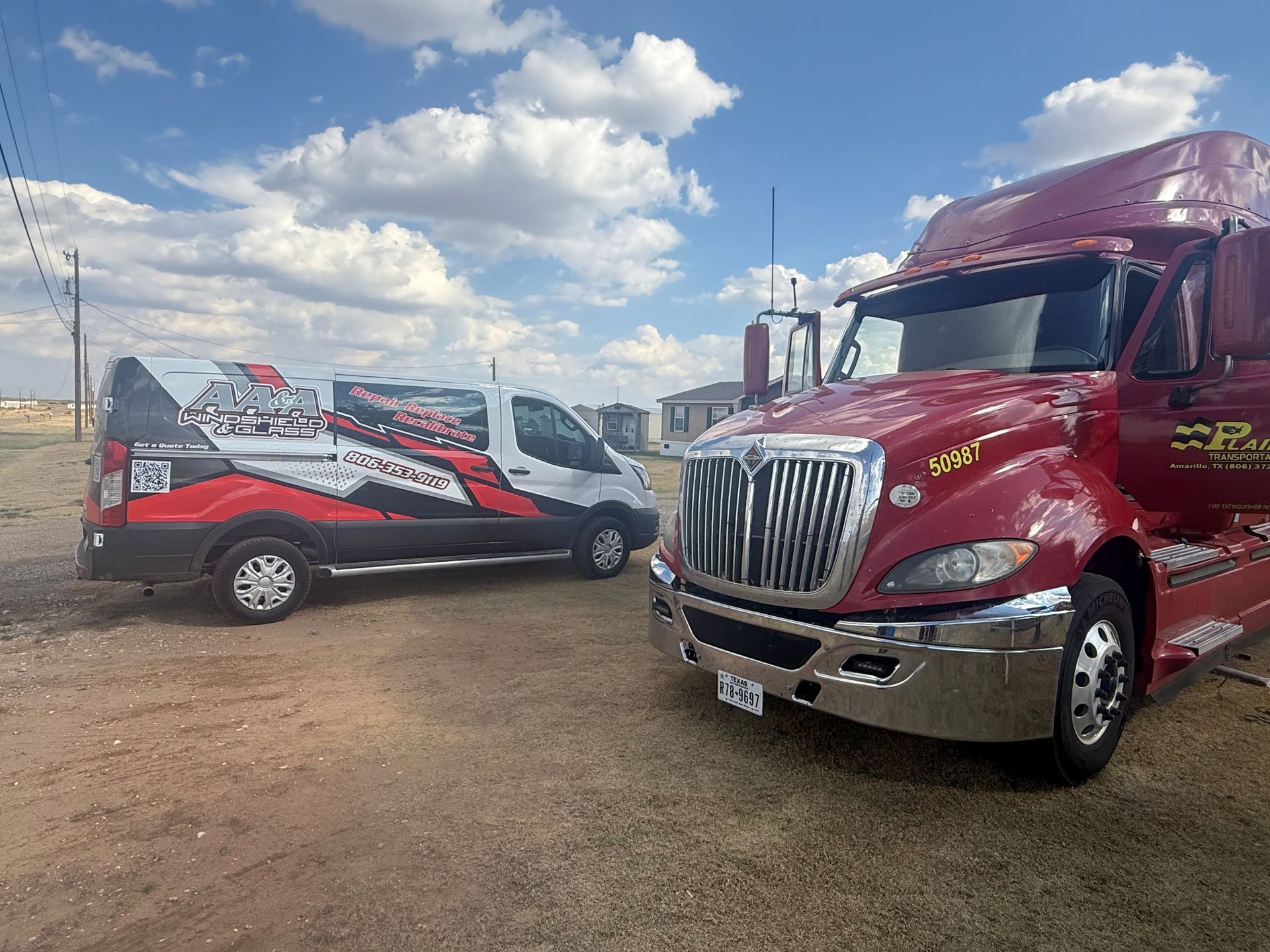 Commercial vehicle window replacement near Plainview, TX Commercial vehicle window replacement near Plainview, TX