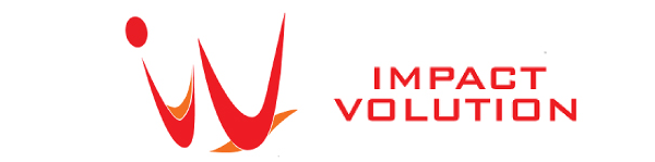 Logo for Impact Volution: red 