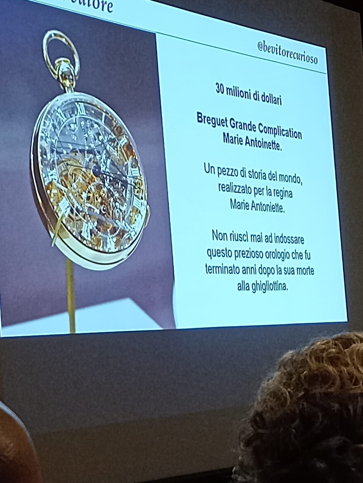 Evento su Finanza e orologi di lusso