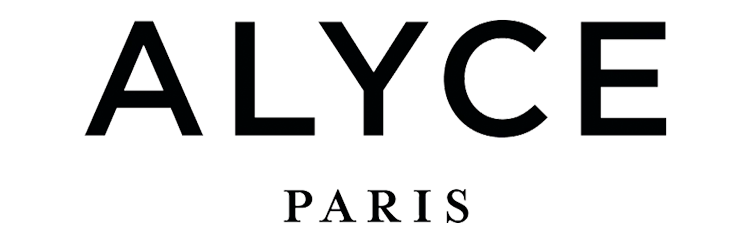 ALYCE PARIS logo in black text. 