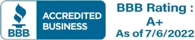 Bbb rating accredited business as of 7/6/2022