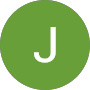 A white letter J centered inside a green circle.