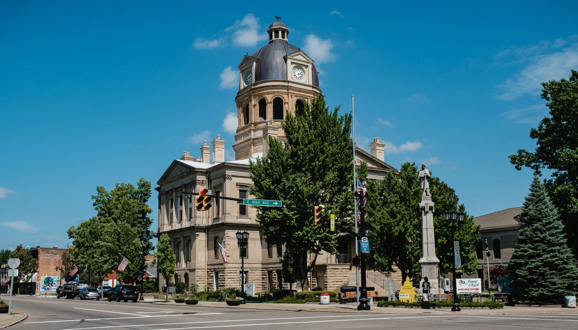 Tuscarawas County Courthouse in New Philadelphia, Ohio.