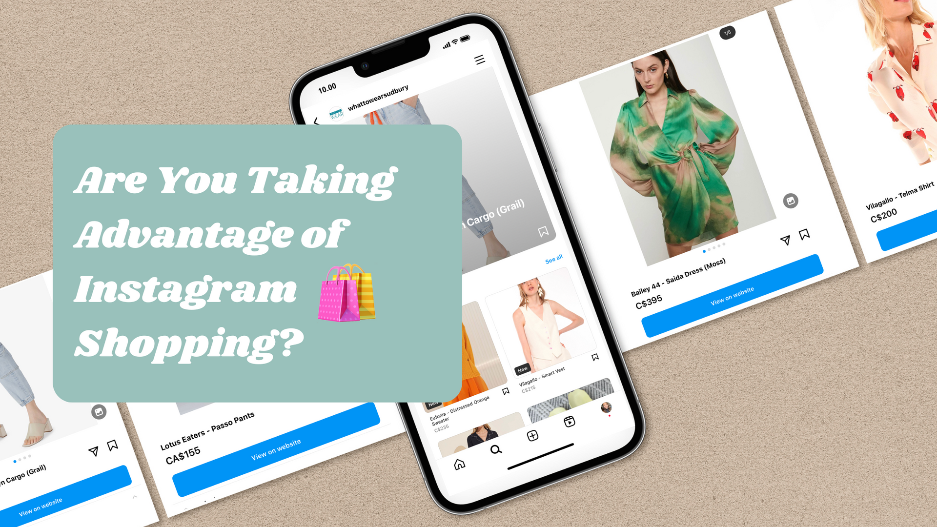 Are You Taking Advantage of Instagram Shopping graphic