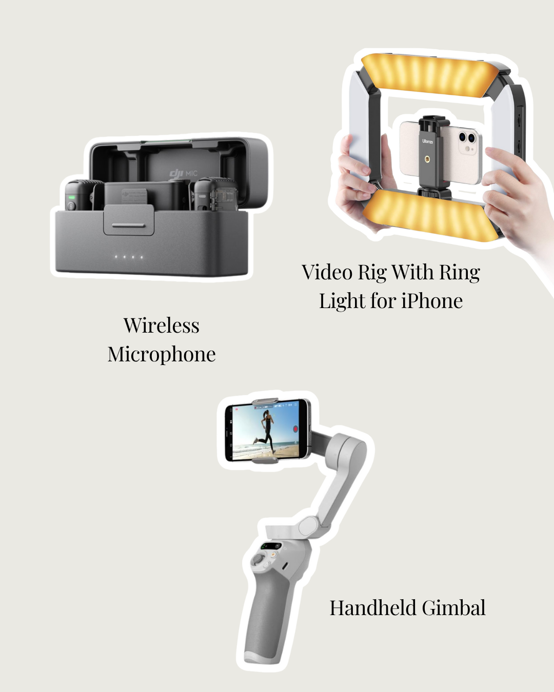 Photo of content creation items that are Social Media Managers' favourites for fall