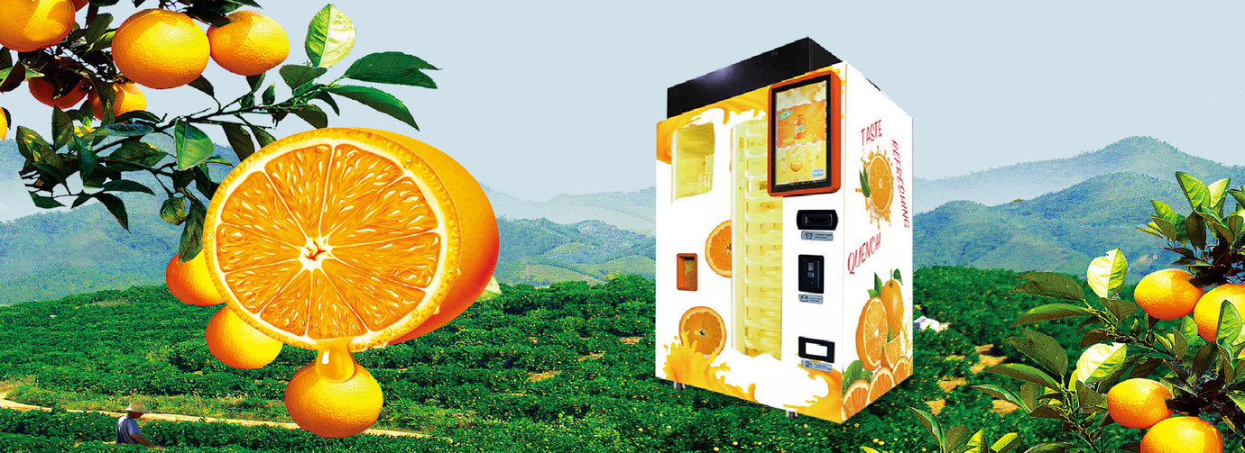 Orangensaftautomat, Orangensaftautomaten, Oragensaftpresseautomaten,Orangensaftmaschine