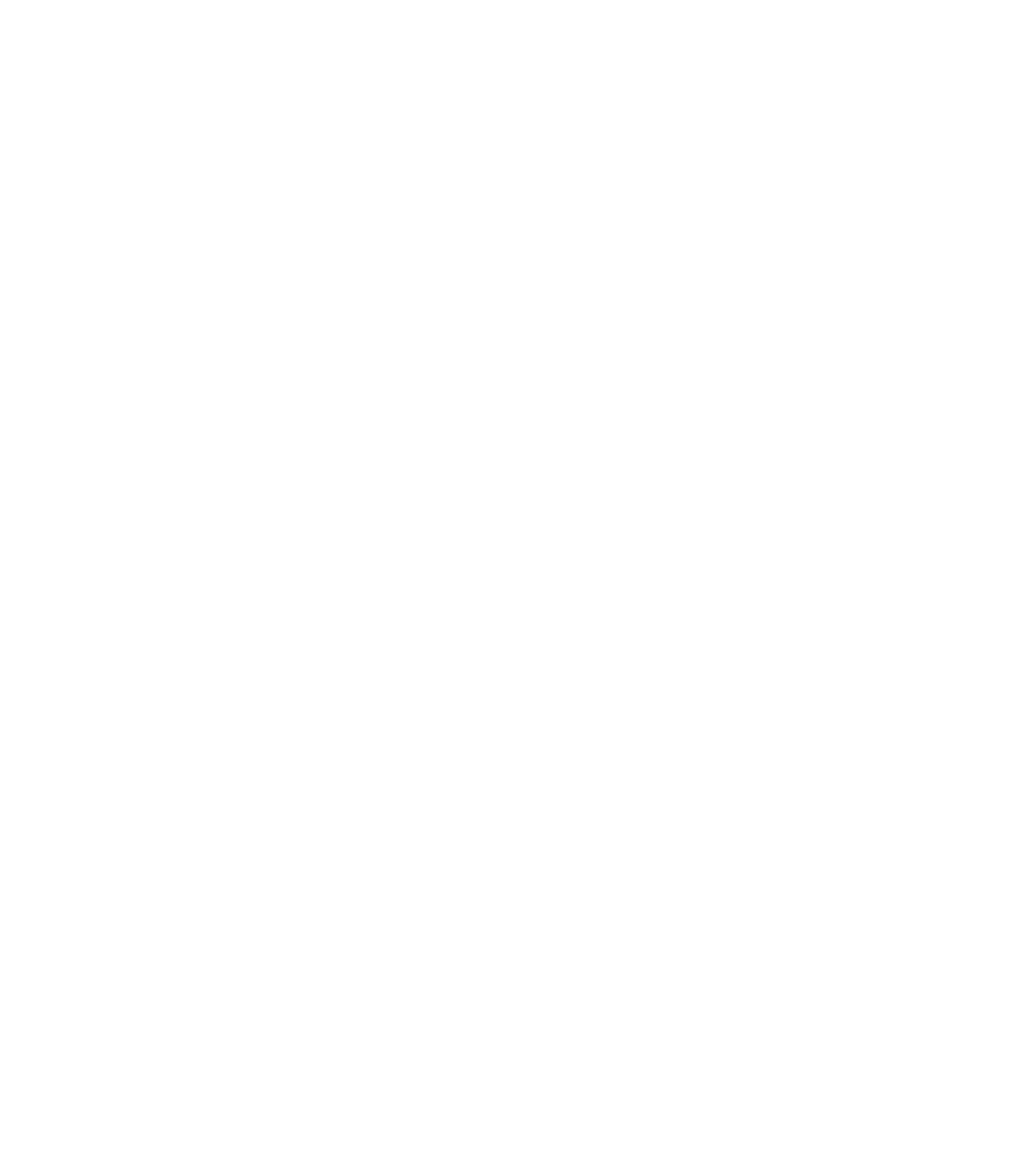 A white logo for Villa Copthall a large V with a few design lines on it