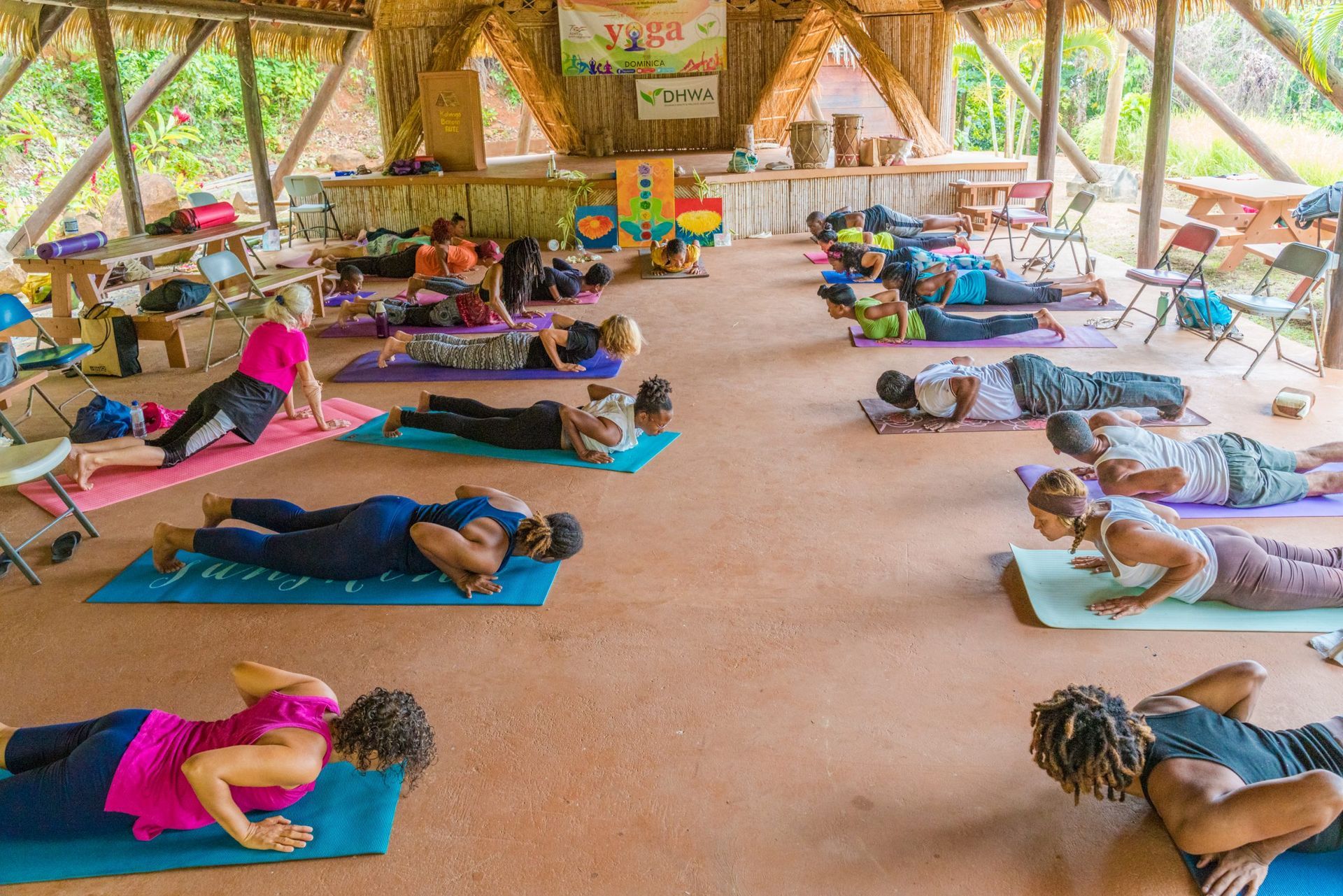 Health and wellness in dominica , yoga 