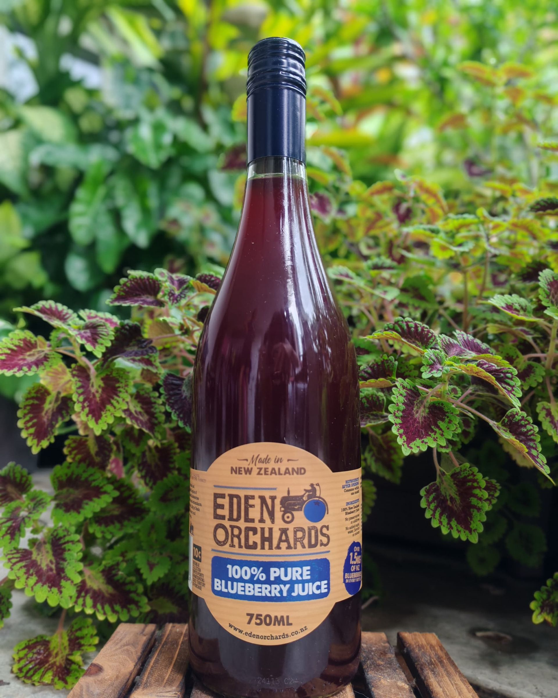 Eden Orchards Pure Blueberry Juice 750ml