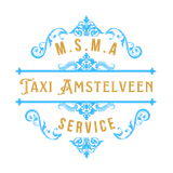 Een logo voor taxi amstelveen in een vreemde taal