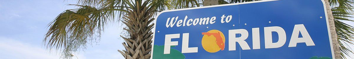 Welcome to Florida street sign