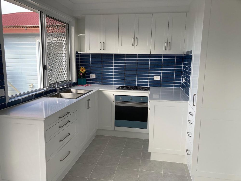 A White Custom Cabinets