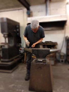 Der Meister bei der Arbeit