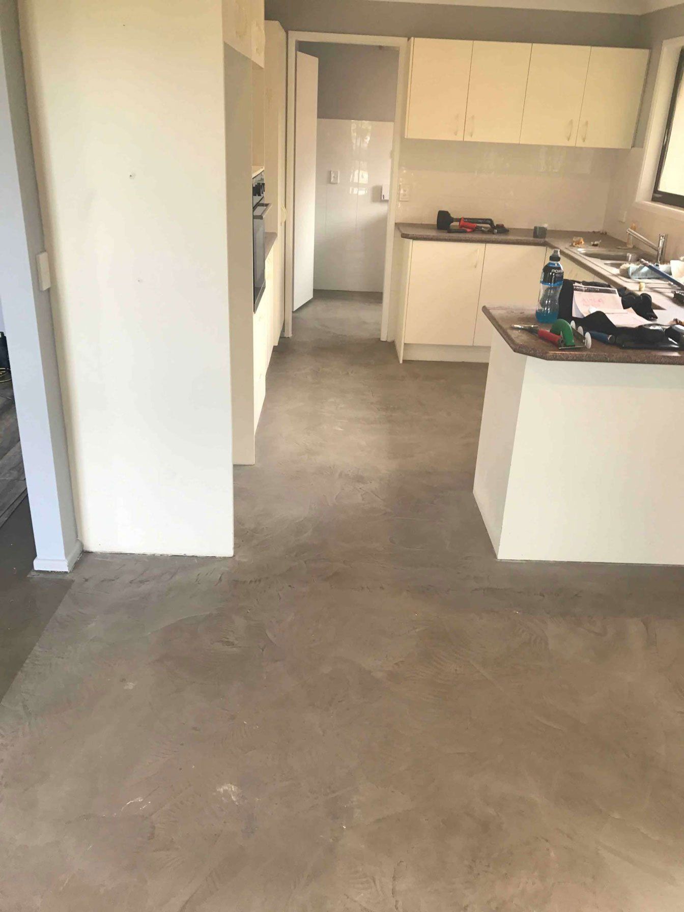 before image of floor design