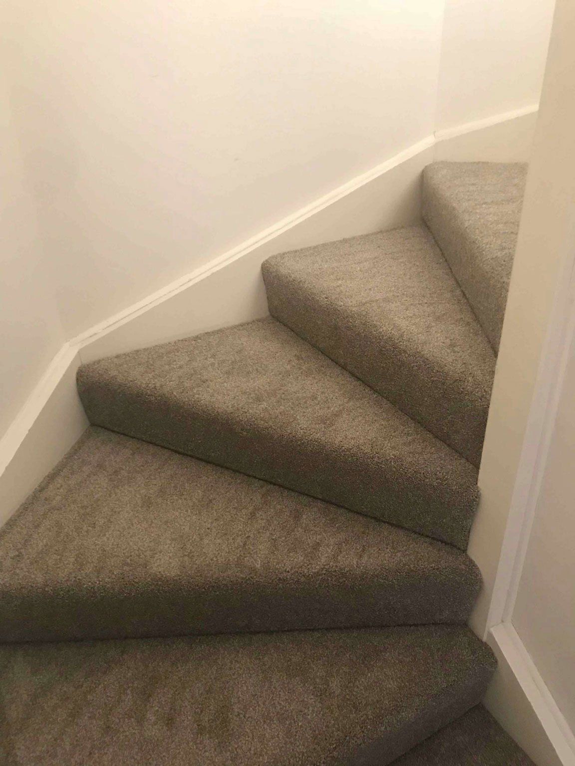 carpeted stairs