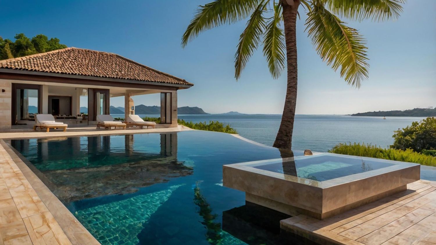 A woman is carrying a little girl on her shoulders in a field at sunset.