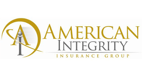 The logo for American Integrity Insurance Group features a gold 