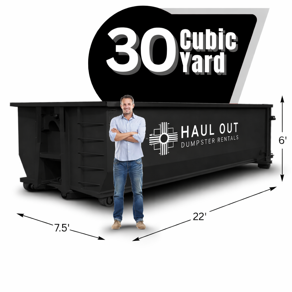 A pile of house garbage infront of house