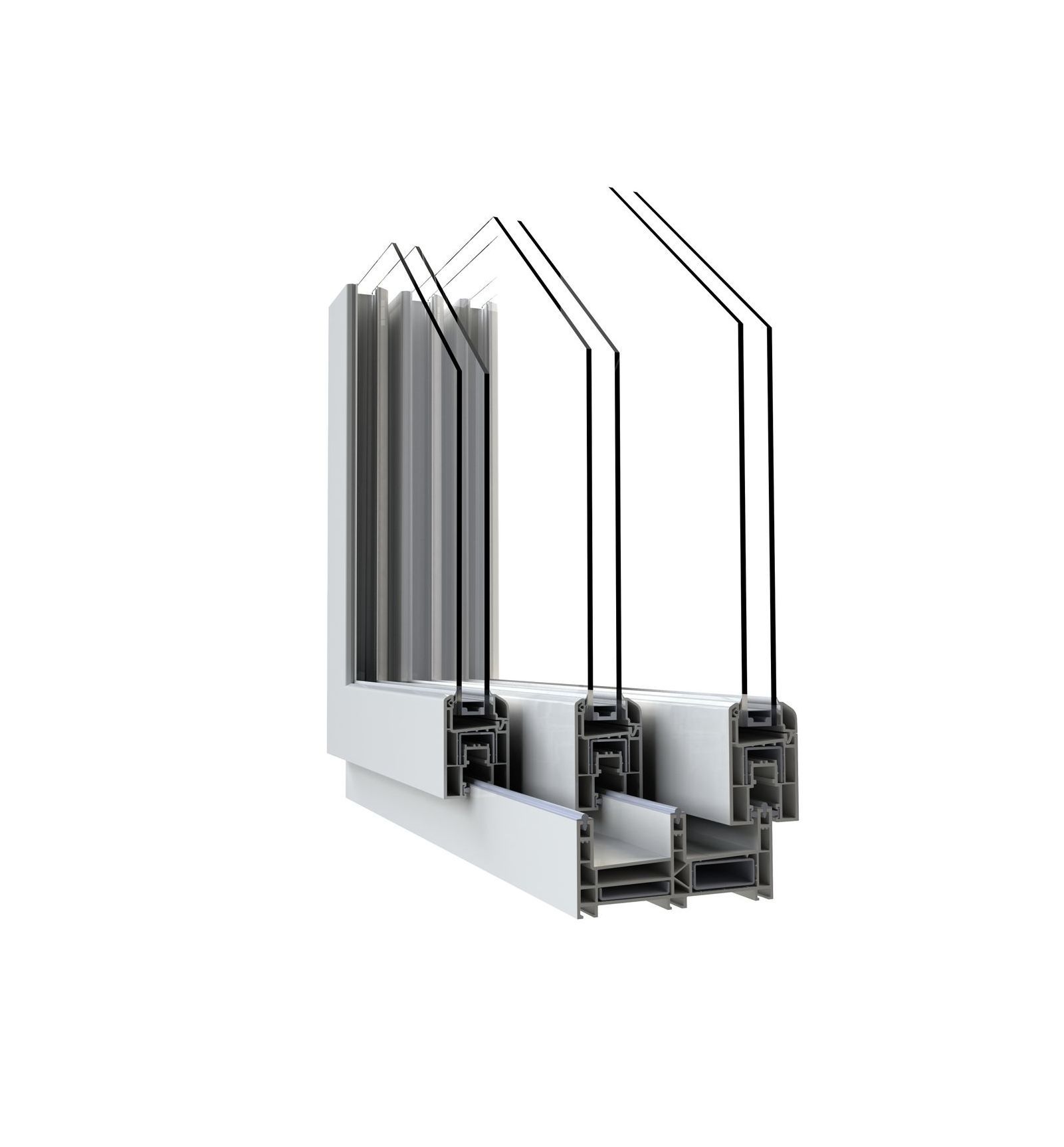 modello in'line a tre vie