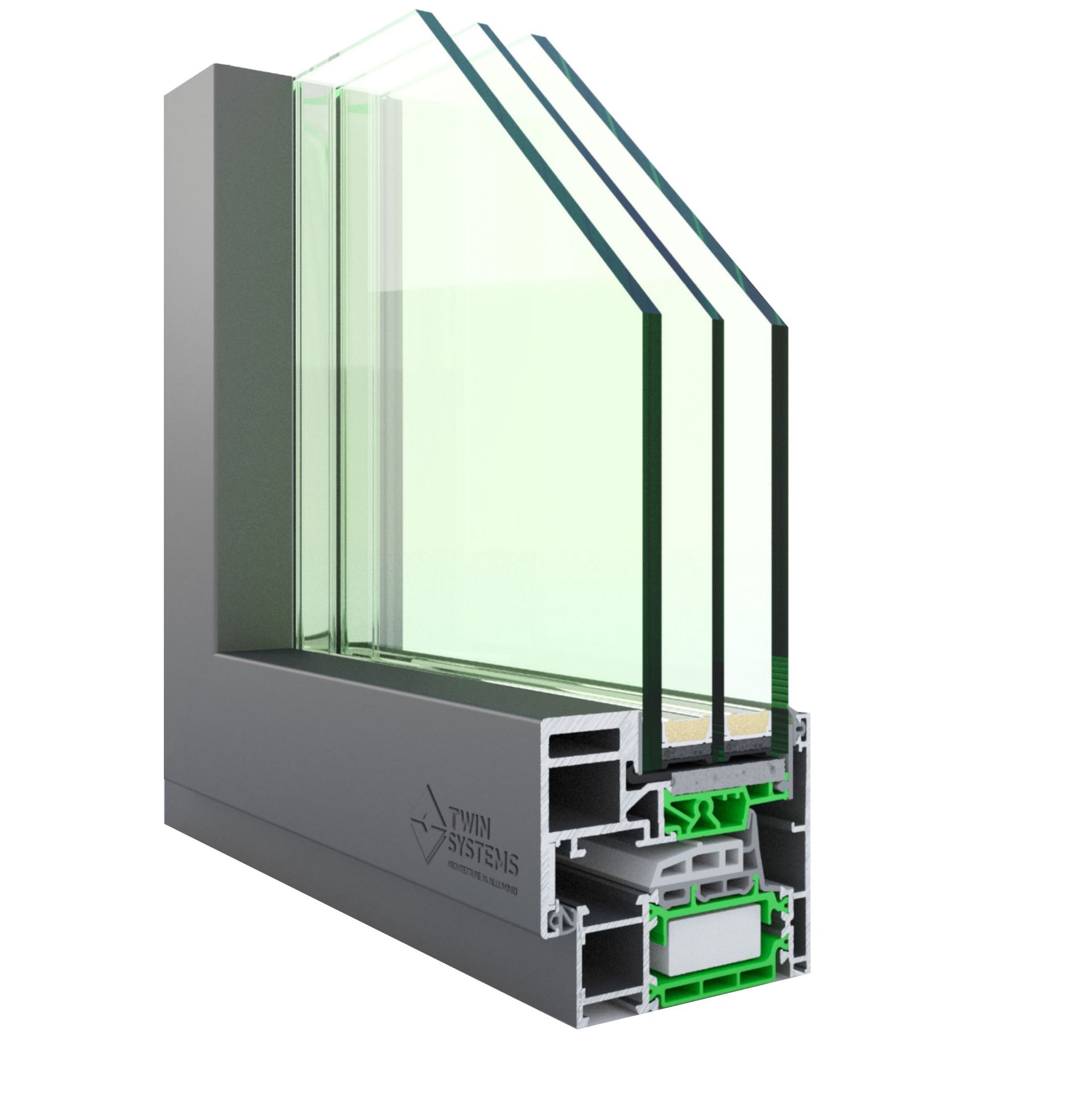  infisso in alluminiomodello cx