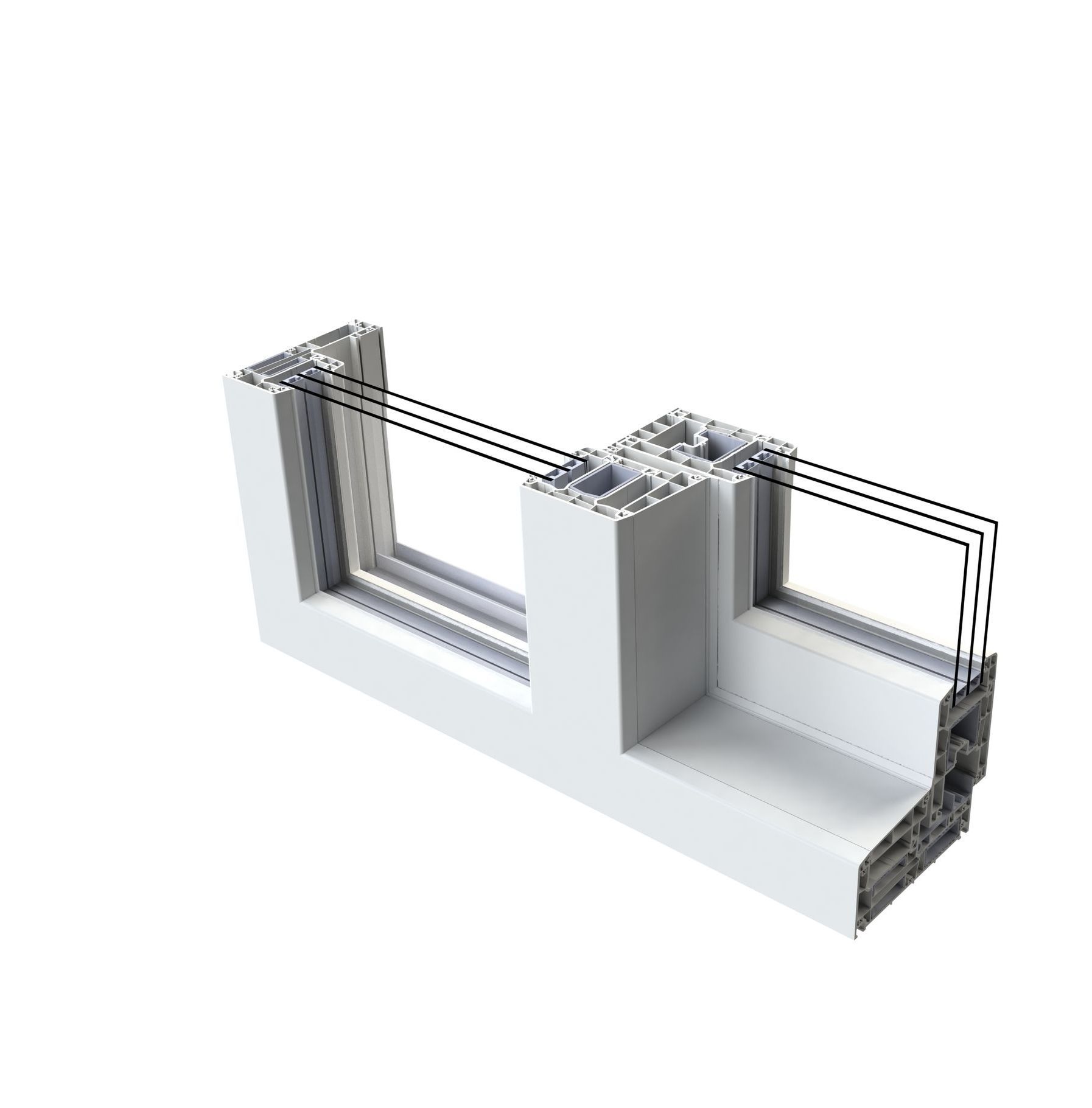 vista in sezione esterna