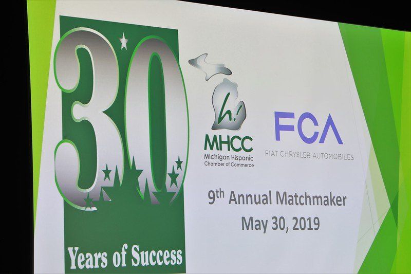 9th Annual Matchmaker Presentation Slide — Ferndale, MI — Michigan Hispanic Chamber of Commerce