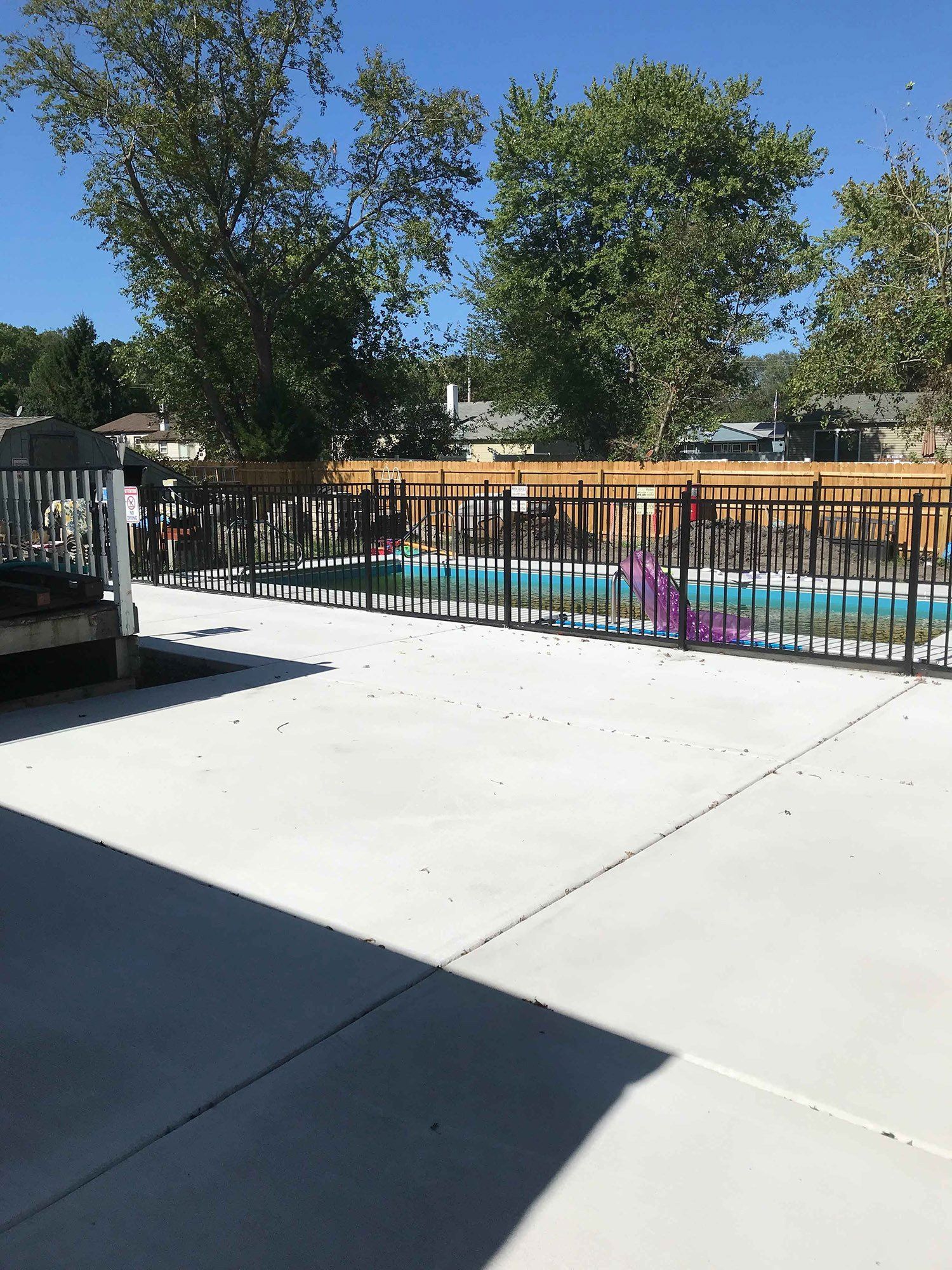 Concrete Way Beside the Pool | Galloway, NJ | Bob Pruchnicki Excavating