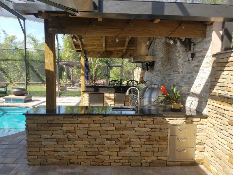 Outdoor Kitchen Sink — Clermont, FL — Florida Dock & Boat Lifts
