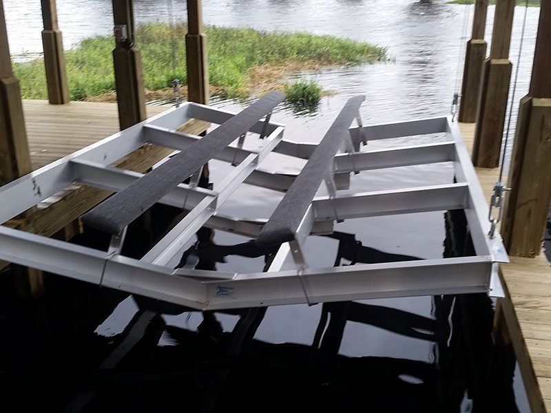 New Boat Lift — Clermont, FL — Florida Dock & Boat Lifts